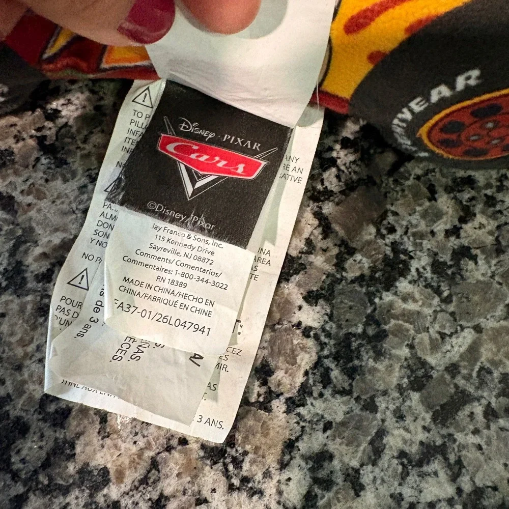 Cars Lightning McQueen Plush Pillow Buddy Red Race Car 95 Jay Franco